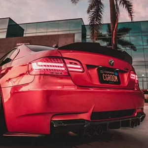 Für BMW 3er E92 E93 2-Türer Coupé Hochwertiges M3-Typ 3K Echtes Carbon Faser Frontspoiler Heckspoiler Seitenschweller Brandneues Bodykit - Product Image 6