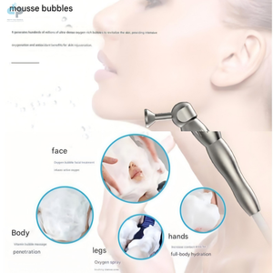 เครื่องพ่นออกซิเจนไฮโดรบิวตี้ Z 9 in 1 สำหรับทำทรีทเมนต์ผิวหน้า พร้อมเทคโนโลยีน้ำและออกซิเจน ช่วยเติมความชุ่มชื้นและลดเลือนริ้วรอย 9 หัวพ่น - Product Image 4