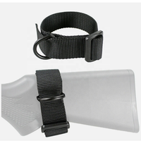 Sangle de tir et de chasse tactique en nylon imperméable, robuste, avec adaptateur de sangle d'épaule et anneau en D