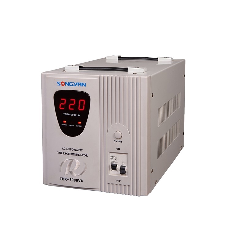 機械電圧調整器8kvaのsvcの電気電圧調整器、ac安定化への110v/220v ac