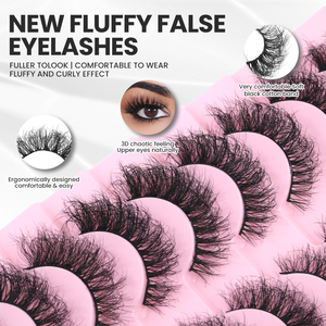 <span class=keywords><strong>Faux</strong></span> cils en bande 3D faits à la main en vison synthétique 15 mm, bouclés, naturels et doux, pour le marché <span class=keywords><strong>russe</strong></span>, vente en gros sous marque privée - Product Image 3