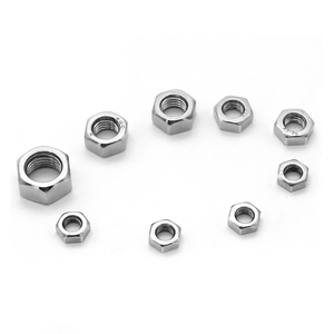 220 पीसी 304 स्टेनलेस स्टील मीट्रिक नट वर्गीकरण किट 5 आकार एम 3 एम 4 एम 5 एम 6 एम 8 स्टेनलेस स्टील नट्स - Product Image 5
