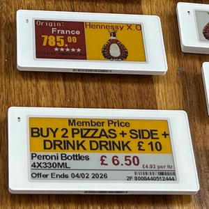 Produit Tendance 2.4Ghz E Ink Display Supermarket Digital Electronic Esl Labels 4 Colors Price Tags Compatible With <b>Eas</b> <b>System</b> - Product Image 1