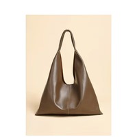 Sac à bandoulière pour femme en cuir véritable de qualité supérieure, grande capacité, style vintage, mode quotidienne, fermeture à fermoir, idéal pour l'été, marque privée