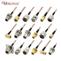Câble coaxial flexible RG400 en PTFE à double blindage personnalisé par le fabricant avec connecteurs RF multiples SMA N TNC pour l'assemblage d'avionique