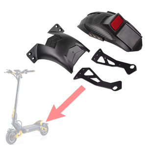 10+ 10 APEX Plus Elektrikli Scooter için Uzatılmış Arka Çamurluk Plastik Siyah Çamurluk Tekerlek Kapağı Lastik Kanat Sıçrama Koruyucu - Product Image 2