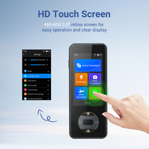 เครื่องแปลภาษาแบบสัมผัสหน้าจอ W10 HD รองรับ 16 ภาษาออฟไลน์ ฉลาดสำหรับธุรกิจ การเรียนรู้ และการเดินทาง - Product Image 2