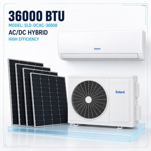 Aire Acondicionado Solar Doméstico de 36000 BTU, 3 Toneladas, Híbrido, Split, para Restaurante, Oficina, Edificio, Instalación en Exteriores, SLD-ACDC-36000c S - Product Image 2