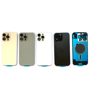 Coques arrière en verre complètes en gros pour <span class=keywords><strong>iPhone</strong></span> X Xs Xs Max 11 12 13 14 15 16 17 Pro Max Plus - Product Image 4