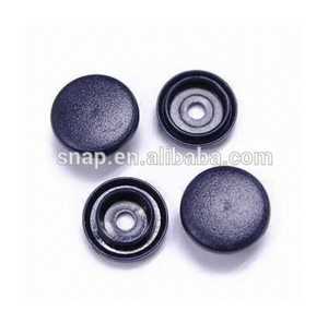 Bouton-pression en résine écologique de 15mm de meilleure qualité, bouton de manteau en plastique recouvert de pompon avec logo pour la décoration de sacs à vêtements durables - Product Image 2