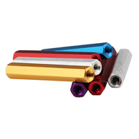 Écrous hexagonaux longs et robustes en aluminium 6061 7075 anodisé blanc, rouge, bleu, jaune, en acier allié, M6 M10 M16, DIN6334