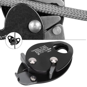 Dispositivo di protezione anticonfiante per autolesionista discensore materiale di sicurezza Auto-frenante corda da arrampicata afferrare per il salvataggio di roccia alpinista - Product Image 4
