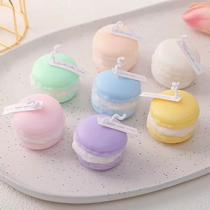 Velas perfumadas con forma <span class=keywords><strong>de</strong></span> macarrón, aromaterapia, vela <span class=keywords><strong>de</strong></span> <span class=keywords><strong>soja</strong></span> hecha a mano, aroma <span class=keywords><strong>de</strong></span> larga duración para decoración del hogar, ambientador, regalos <span class=keywords><strong>de</strong></span> cumpleaños - Product Image 4
