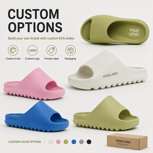 Sandalias Personalizadas con Suela Gruesa de EVA <span class=keywords><strong>para</strong></span> Hombre y Mujer, Ligeras, Antideslizantes, con Etiqueta Privada, Logotipo OEM/ODM, Personalización de Color - Product Image 2