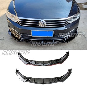 Car Front Bumper <b>Lip</b> Diffuser Spoiler Glossy Black Modification Part for Volkswagen Magotan B8 2017-2019 Car Accessories - Product Image 1