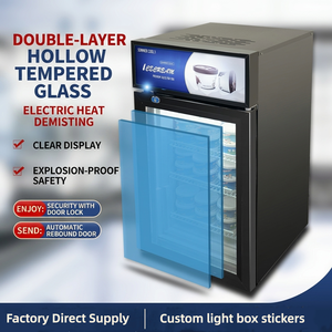 Congélateur vertical pour crème glacée YINZHENG de 108 litres avec écran d'affichage LED, <span class=keywords><strong>porte</strong></span> en verre, <span class=keywords><strong>réfrigérateur</strong></span> pour crème glacée - Product Image 3