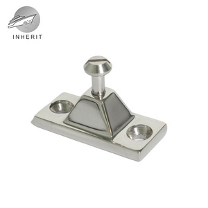 Support de fixation pour auvent de bateau en acier inoxydable, base pyramidale 50x22mm, accessoires pour auvent de yacht, matériel marin - Product Image 2