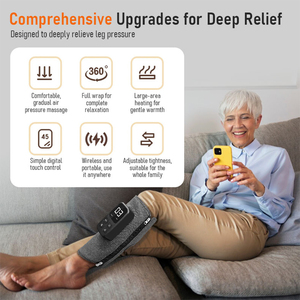 Massaggiatore per Gambe a Compressione con Onde d'Aria EMS Ricaricabile USB 2025 Nuovo Aggiornamento Ultimate per la Circolazione - Product Image 5