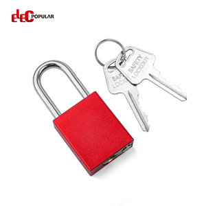 <span class=keywords><strong>Candado</strong></span> de Aluminio de Alta Seguridad Elecpopular OEM con Grillete de Acero de 38 mm, Llave Maestra, <span class=keywords><strong>Candado</strong></span> Mecánico <span class=keywords><strong>Rojo</strong></span> de Seguridad - Product Image 6