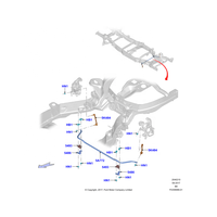 JSX 7L1Z5K484AB Guangzhou K750052 Lien de stabilisateur arrière pour Ford USA Expedition/LINCOLN NAVIGATOR MEF-91