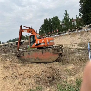 DH215-7 Doosan รถขุดเรือสะเทินน้ำสะเทินบกขนาดเล็กมือสองสภาพการทำงานดีราคาถูก - Product Image 3