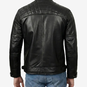Custom Made New Design Men Leather Motorbike <b>Jacket</b> Customized Windproof Plus Size Leather Motorbike <b>Racing</b> <b>Jackets</b> For Sale - Product Image 2
