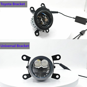 Lámpara Antiniebla IDISON W21-S de 2 Pulgadas con Lente Proyector Láser Dual Directo Tricolor, Luz Alta de 65W LB45W, Impermeable, 8100lm para <span class=keywords><strong>TOYOTA</strong></span> - Product Image 4