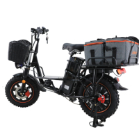 Vélo électrique populaire russe de 16 pouces avec moteur sans balais, frein à disque, batterie au lithium, pour adultes, livraison à domicile, antidérapant