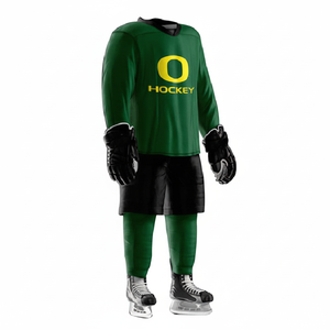 Uniformes de Hockey sobre Hielo Personalizados de Alta Calidad, Transpirables y Ecológicos, Nuevo Estilo, Impresión por Sublimación, Precios al por Mayor, Todas las Tallas, OEM - Product Image 1