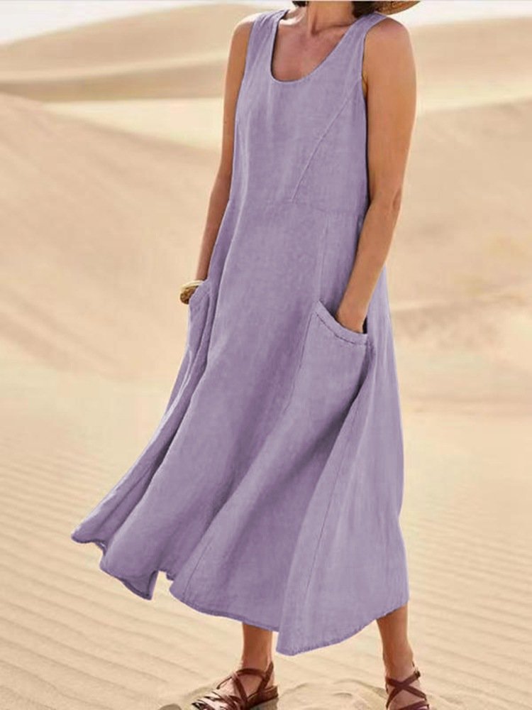 Purple sleeveless