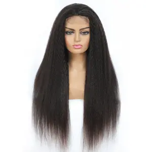 Поставщик париков из вьющихся волос на сетке, недорогие курчавые прямые 100% бразильские человеческие волосы, плетеные парики 5x5, прозрачный парик на сетке HD
