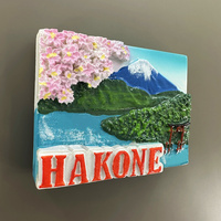 Aimants de réfrigérateur personnalisés, voyage au Japon, ville de Hakone, décoration, cadeau, souvenirs, aimant 3D