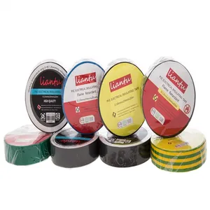 Low price vinyl 15mmx10m black high voltage automatic pvc electrical tape