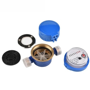 Hidrômetro de Válvula de Lâmina Tipo Seco de Jato Único em Latão IP68 Classe B DN15 ISO 4046 R100 de Alta Precisão OEM Personalizável para Uso Doméstico - Product Image 3