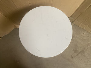 Juego de Mesa de <span class=keywords><strong>Centro</strong></span> Moderno y Económico con Marco de Alambre Metálico Dorado, 2 Piezas, Muebles de Sala de Estar, Mesa Auxiliar Redonda con Tapa de Mármol - Product Image 5