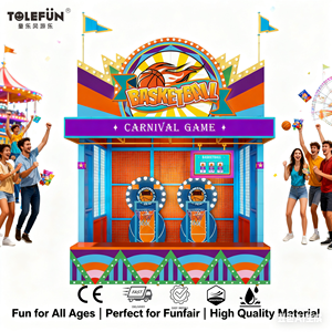 CE Tolefun mudah dipasang bola basket b-ball Retro santai stimulasi permainan Karnaval keterampilan Integral untuk zona Arcade - Product Image 2