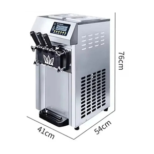SIHAO Pre-cooling Commercial Ice <strong>Cream</strong> <strong>Maker</strong> A126 Ice <strong>Cream</strong> Machine Soft Serve Machine Portable Big Capacity Ice <strong>Cream</strong> Machine - Product Image 1