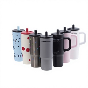 กระติกน้ำร้อน-เย็นแบบพกพาสำหรับรถยนต์ ความจุขนาดใหญ่ ผลิตตามสั่ง สำหรับการค้าระหว่างประเทศ  แบบสองชั้น สแตนเลส 316  พร้อมฝาปิดสุญญากาศ  เหมาะสำหรับเป็นของขวัญ - Product Image 1