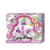 Ensembles de manucure pour enfants DIY ensembles de vernis à ongles filles joli vernis à ongles et autocollant avec sac à cosmétiques