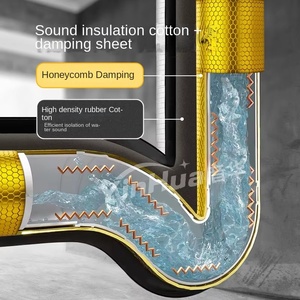 Coton insonorisant personnalisé pour canalisations d'égout, matériau insonorisant auto-adhésif en gros, feuille d'amortissement acoustique, câble domestique - Product Image 2