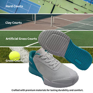 Commercio all'ingrosso Unisex professionale Pickleball gomma Sport <span class=keywords><strong>Padel</strong></span> <span class=keywords><strong>scarpe</strong></span> da Tennis, di alta qualità Sport morbido stagione maglia personalizzata - Product Image 2