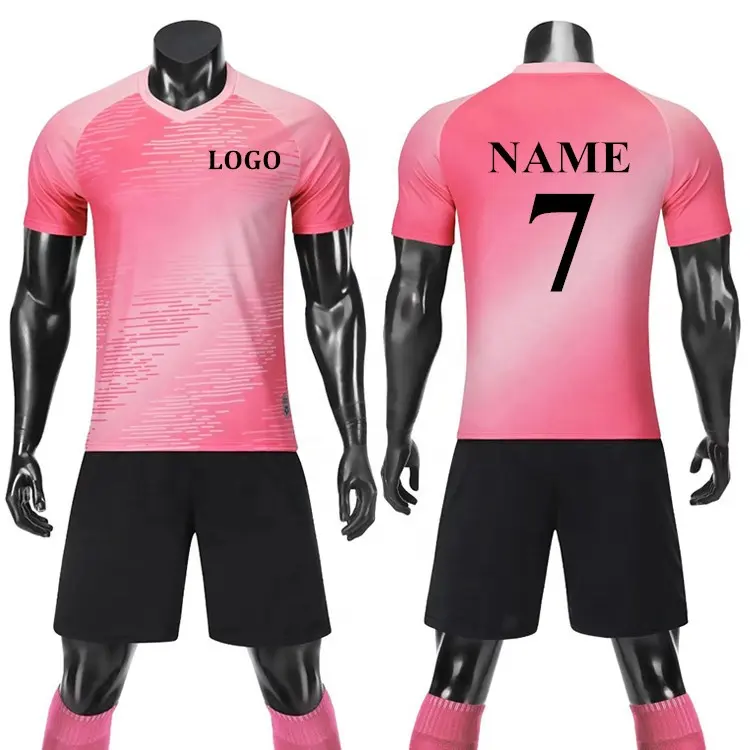 22 23 Thailand benutzer definierte Logo Trikot kaufen Fußball trikot Jersey Sublimation Fußball trikots