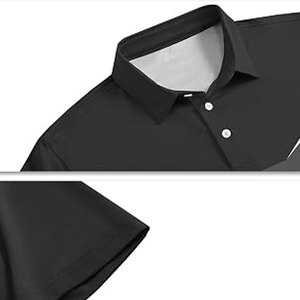 Polo Homme Sport Décontracté de Haute Qualité pour le Golf et le Streetwear, Coupe Slim, Qualité Premium, Faible MOQ, Idéal pour l'Été et les Activités de Plein Air - Product Image 4