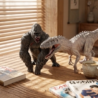 Grande figurine d'animal en PVC KingKong - Statue de gorille réaliste et solide pour enfants et collectionneurs, figurine en PVC personnalisée bienvenue