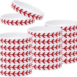 Pulseras de Silicona de Béisbol con Logotipo Personalizado, Diseño Deportivo Ecológico en Relieve, Regalos para Actividades de Competición de Equipos y Fiestas - Product Image 2