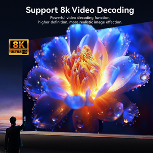 โปรเจคเตอร์ขนาดเล็กแบบพกพา ความละเอียด 720p ระบบ Android 14 ความสว่าง 200 ANSI Lumens ระยะฉายสั้น 0.9:1 ราคาโรงงาน - Product Image 3