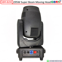 Projecteur de scène LED GBR-B295 295W à tête mobile avec 16/20 canaux DMX et angle de faisceau de 2 degrés