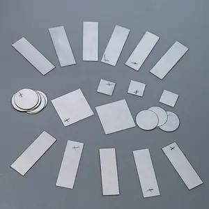 Quadratische Piezo platte unterschied licher Größe Pzt Piezo elektrischer Aktuator Kunden spezifische Keramik