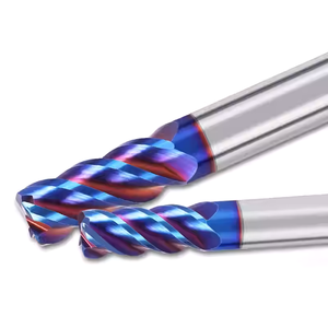 Hot-selling Factory-customized 65-degree 4-flute <strong>Round</strong> <strong>Nose</strong> Tungsten Carbide <strong>End</strong> <strong>Mill</strong> with Hard Coating - Product Image 3