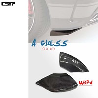 Diffuseurs de pare-chocs arrière en fibre de carbone de haute qualité, style V, avec finition polie et ajustement parfait pour kit carrosserie A45 AMG W176